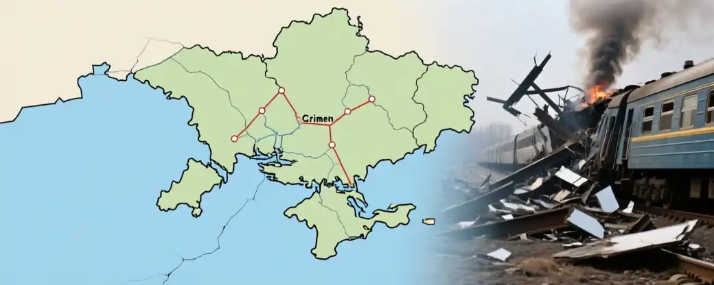 Приостановка движения поездов осложняет жизнь крымчан