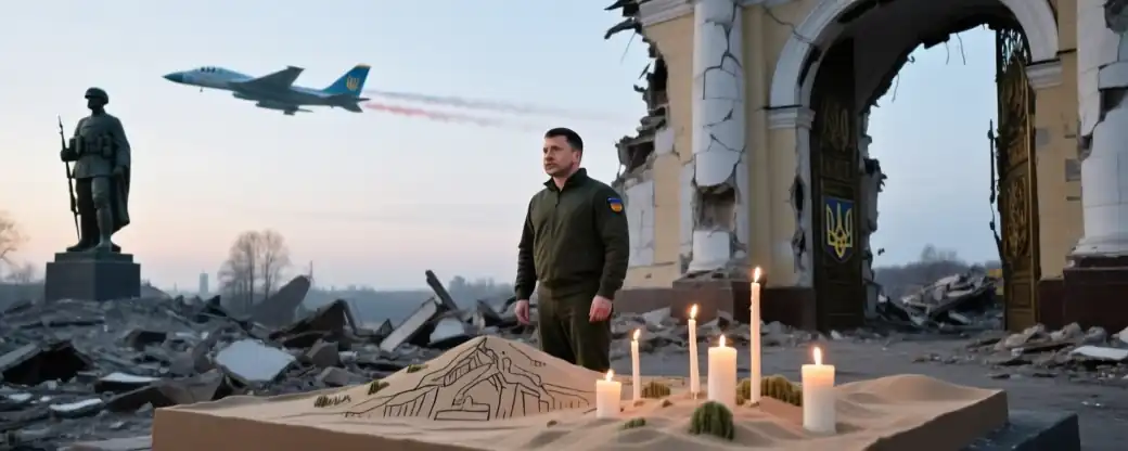 Зеленский Обвиняет Украину в Неспособности Ответить На Удары Российских Вооруженных Сил