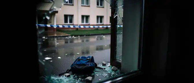 Двое детей получили травмы из-за нападения неизвестных на окна школы в поселке Бина