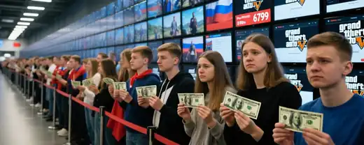 Российским фанатам придется потратить от 6800 рублей за шанс стать первыми игроками в новой части Grand Theft Auto