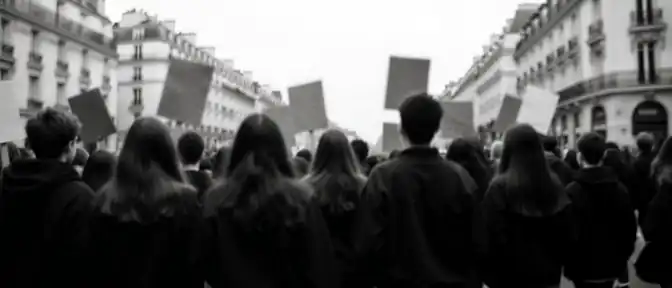 Результаты исследования Elabe подтверждают широкую поддержку протестных движений среди французской молодежи
